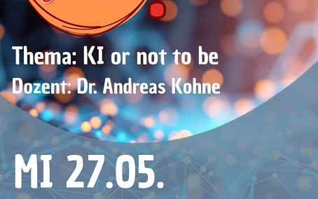 Plakat für KI Vortrag am 27.05.26
